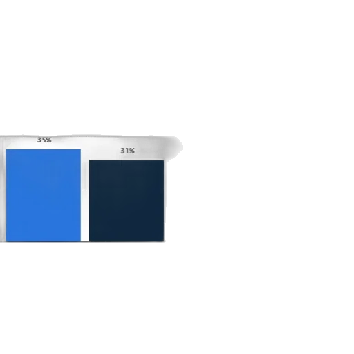 3d render, blue, colorful, monochrome transparent PNG cut-out