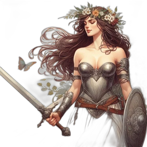 sword, fantasy art, concept art, comic book art transparent PNG cut-out