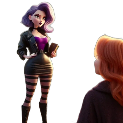 concept art, 3d render, comic book art, cartoon transparent PNG cut-out