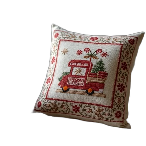 holiday, home, pillow, cross transparent PNG cut-out
