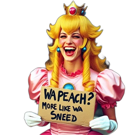 weapon, dress, staff, crown transparent PNG cut-out