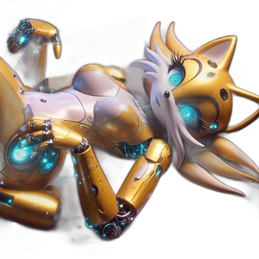 robot, jewelry, dragon, concept art transparent PNG cut-out