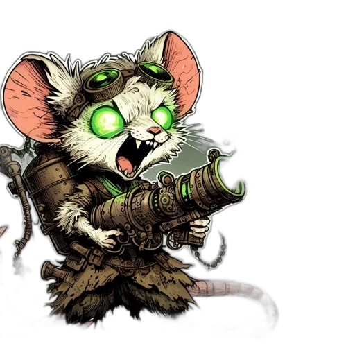 concept art, fantasy art, comic book art, 3d render transparent PNG cut-out