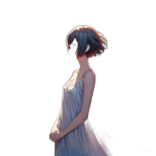 dress, crown, creature, face transparent PNG cut-out