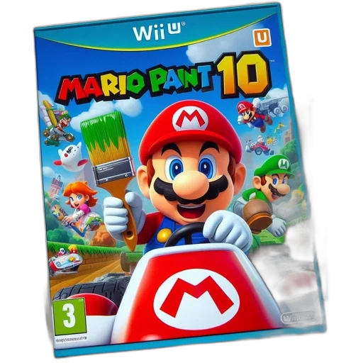 3d render, concept art, wii, game transparent PNG cut-out