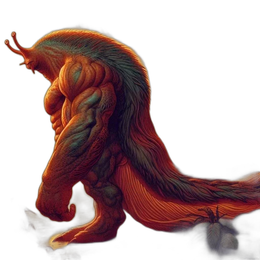 dragon, creature, hair, animal transparent PNG cut-out