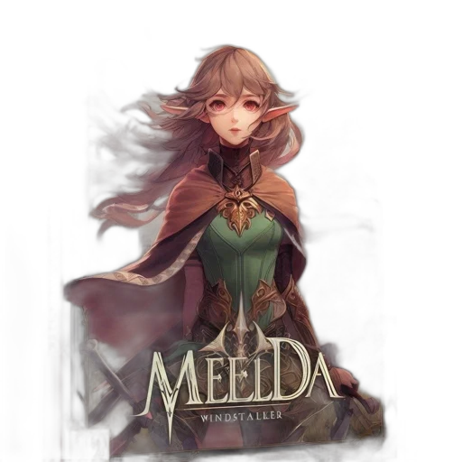 fantasy art, concept art, watercolor, pixel art transparent PNG cut-out