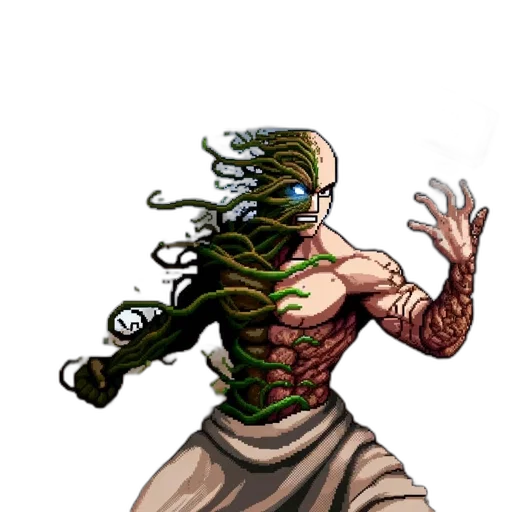 creature, mask, hair, dress transparent PNG cut-out