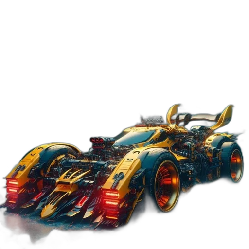 car, weapon, jewelry, concept art transparent PNG cut-out