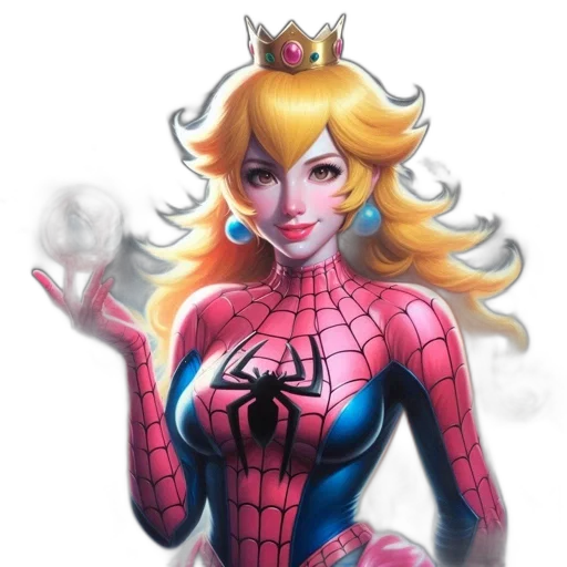 crown, dress, comic book art, concept art transparent PNG cut-out