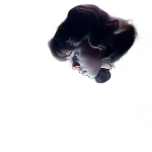 hair, face, crown, creature transparent PNG cut-out