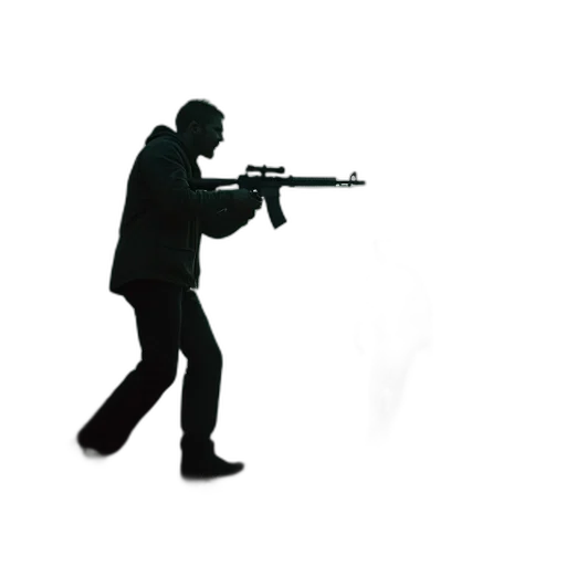 weapon, staff, jacket, animal transparent PNG cut-out