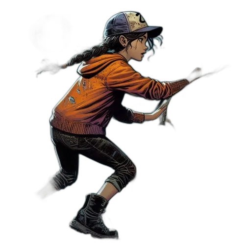 staff, weapon, jacket, creature transparent PNG cut-out