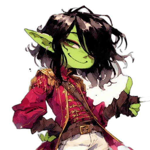 jacket, staff, fantasy art, concept art transparent PNG cut-out
