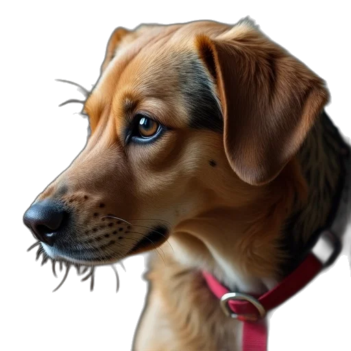 animal, staff, face, photorealistic transparent PNG cut-out