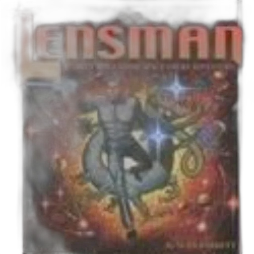 comic book art, concept art, cover, lensman transparent PNG cut-out