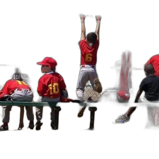 staff, furniture, young, baseball transparent PNG cut-out