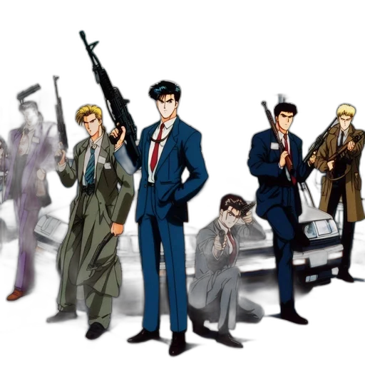 concept art, cartoon, comic book art, anime transparent PNG cut-out