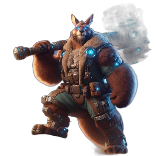 animal, weapon, staff, creature transparent PNG cut-out