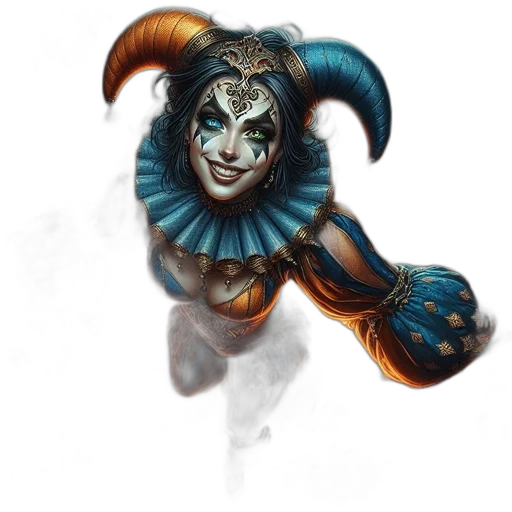 mask, face, creature, fantasy art transparent PNG cut-out