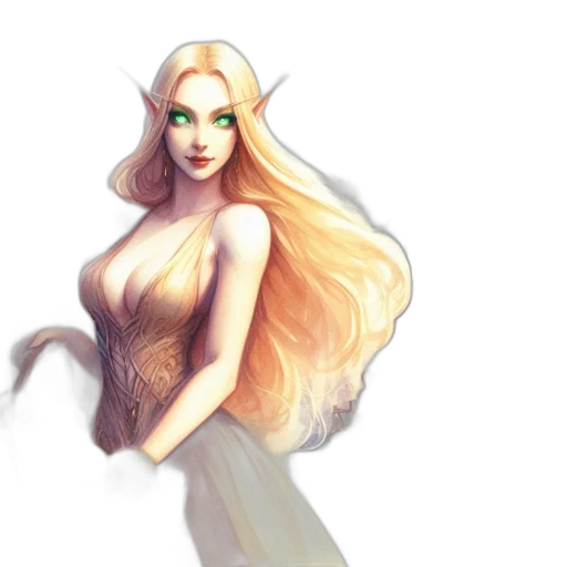 dress, fantasy art, concept art, pixel art transparent PNG cut-out