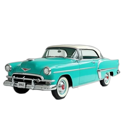 car, 3d render, photorealistic, turquoise transparent PNG cut-out