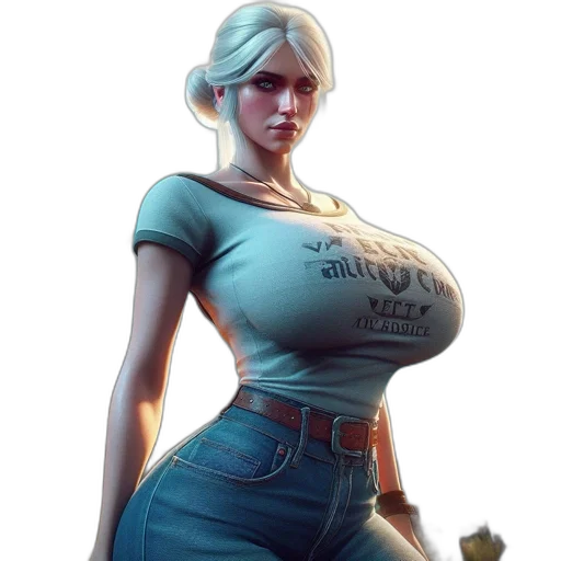 dress, jacket, weapon, face transparent PNG cut-out