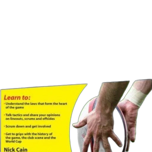 rugby, union, dummies, book transparent PNG cut-out