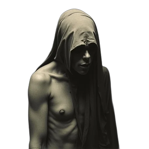 mask, creature, jacket, face transparent PNG cut-out