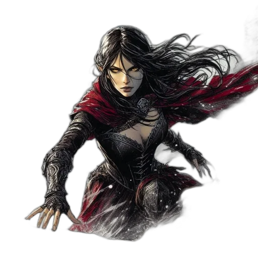 comic book art, concept art, fantasy art, pixel art transparent PNG cut-out