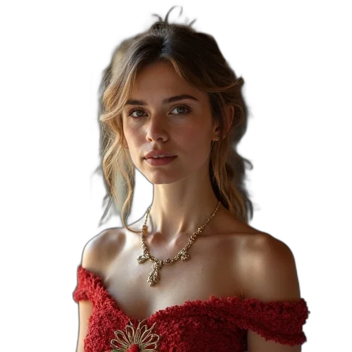 jewelry, dress, crown, face transparent PNG cut-out