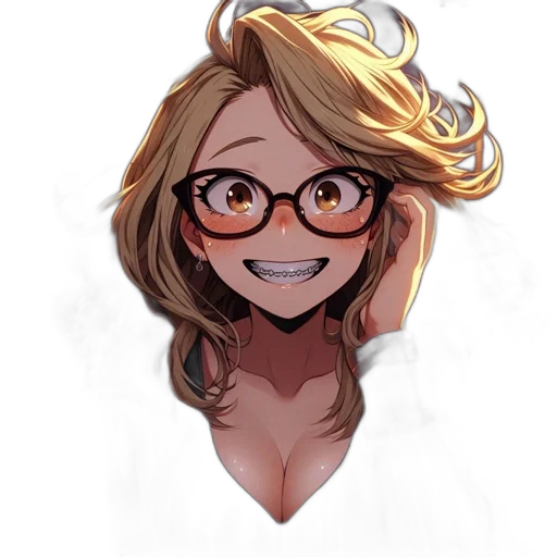 face, staff, hair, crown transparent PNG cut-out