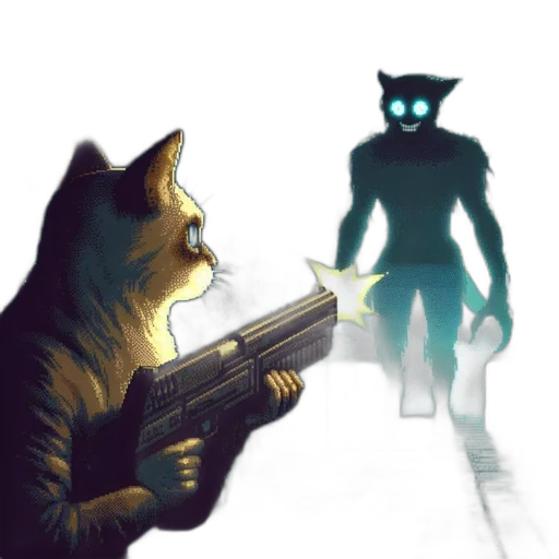 creature, robot, staff, animal transparent PNG cut-out