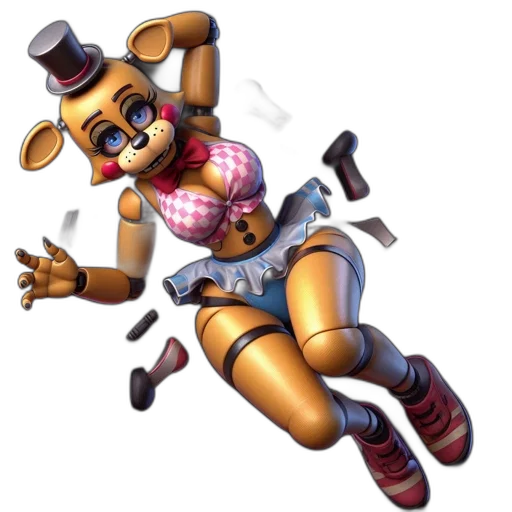 robot, weapon, staff, dress transparent PNG cut-out