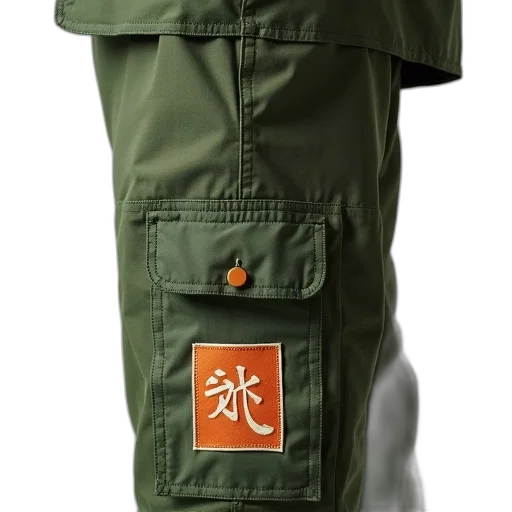 jacket, staff, umbrella, 3d render transparent PNG cut-out