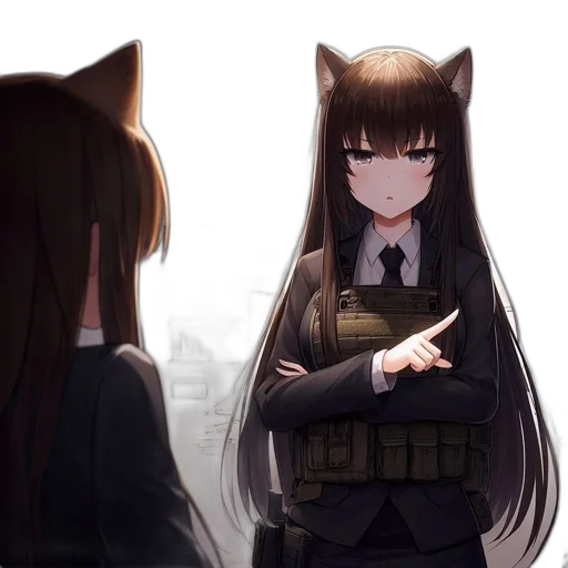 weapon, staff, jacket, animal transparent PNG cut-out
