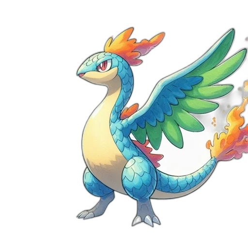 dragon, animal, staff, creature transparent PNG cut-out