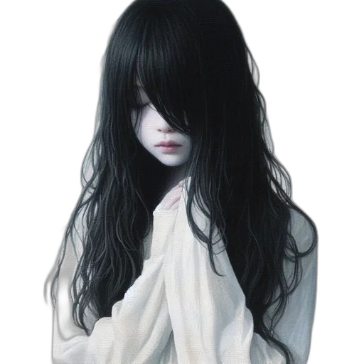 mask, hair, dress, face transparent PNG cut-out