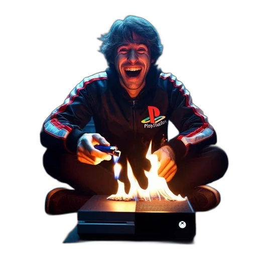 jacket, face, concept art, pixel art transparent PNG cut-out