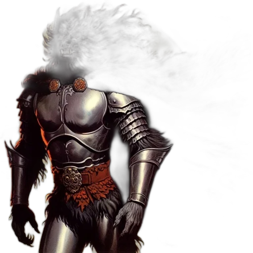 robot, mask, sword, hair transparent PNG cut-out