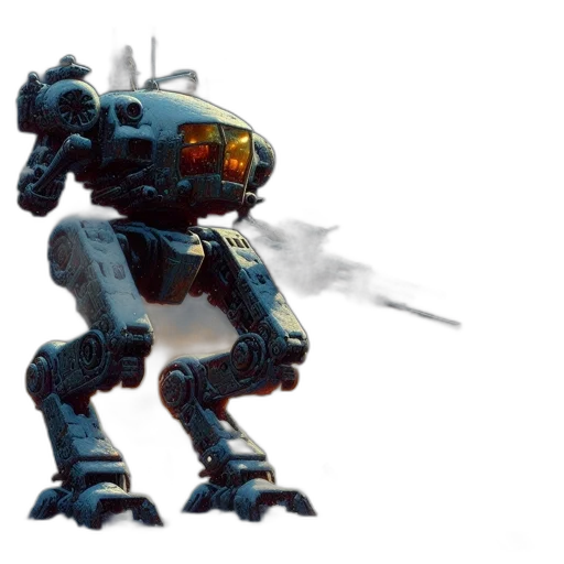 robot, weapon, creature, concept art transparent PNG cut-out