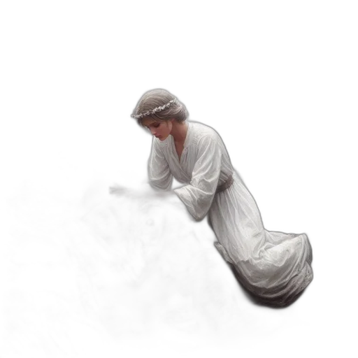 hat, dress, staff, furniture transparent PNG cut-out