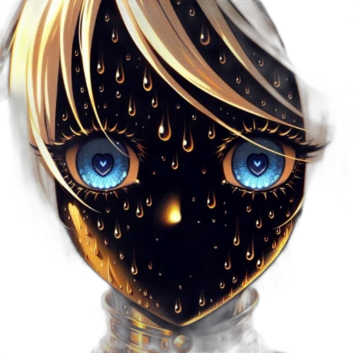 mask, face, robot, crown transparent PNG cut-out