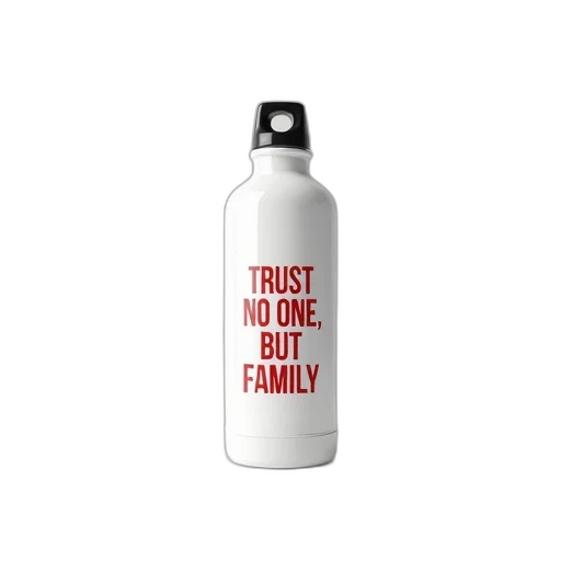 bottle, white, water, black transparent PNG cut-out
