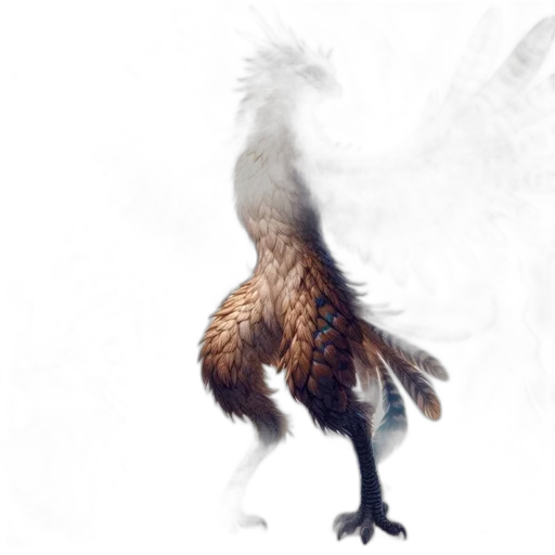 animal, creature, dragon, hair transparent PNG cut-out