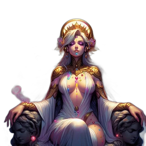 crown, dress, staff, jewelry transparent PNG cut-out