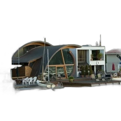 building, 3d render, concept art, photorealistic transparent PNG cut-out