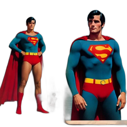 comic book art, concept art, 3d render, vintage transparent PNG cut-out