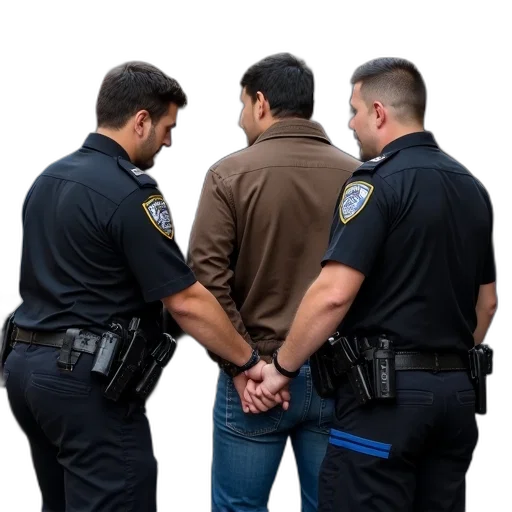 staff, jacket, weapon, two transparent PNG cut-out