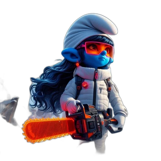 weapon, jacket, staff, concept art transparent PNG cut-out